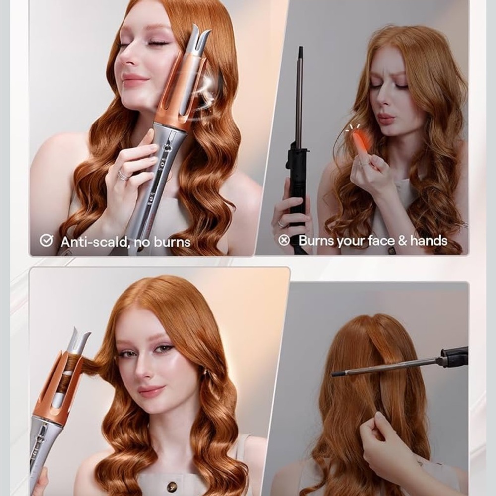 SHEGLAM Hair Styling Wand - Silver and Gold - Picture 7 of 11